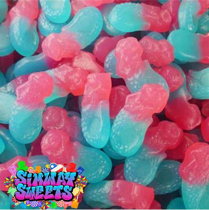 Bubblegum Flavour Mermaids Gummy Chewy Sweets Retro Jelly Sweets Gift Jar