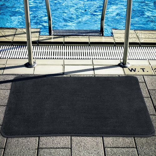 Bath Mat 60X90cm Dark Grey