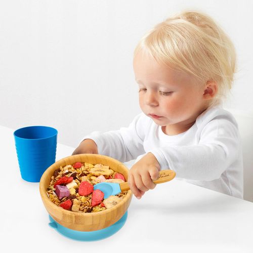 Bamboo Bowl and Spoon Set