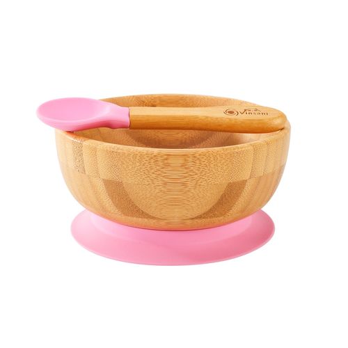 Bamboo Bowl and Spoon Set