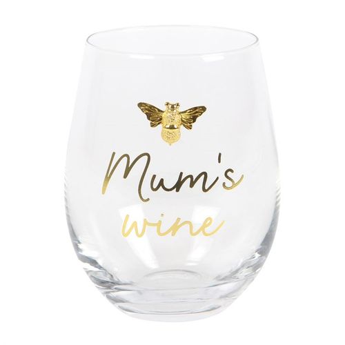 Mum's Wine Stemless Wine Glass