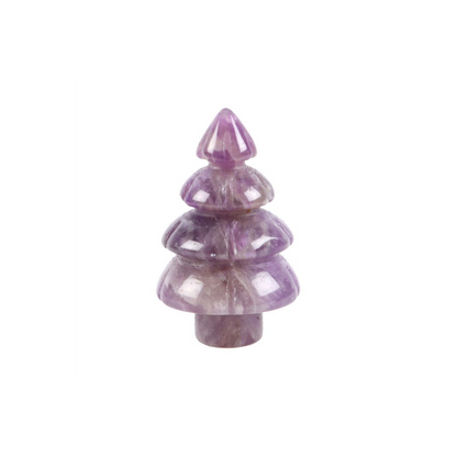 Amethyst Crystal Christmas Tree in a Bag