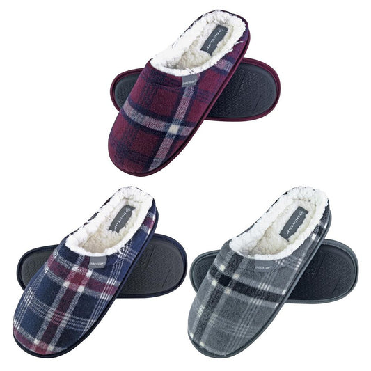 Dunlop - Mens Slippers - CHECKERED