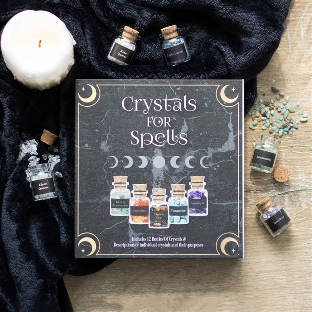 Crystals for Spells Crystal Chip Bottle Gift Set