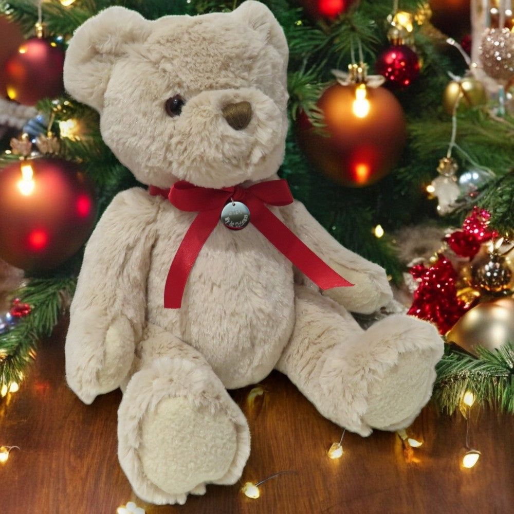 My 1st Christmas Teddy Bear & Engraved Charm