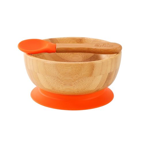 Bamboo Bowl and Spoon Set