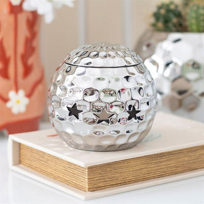 Silver Disco Ball Oil Burner 🚚