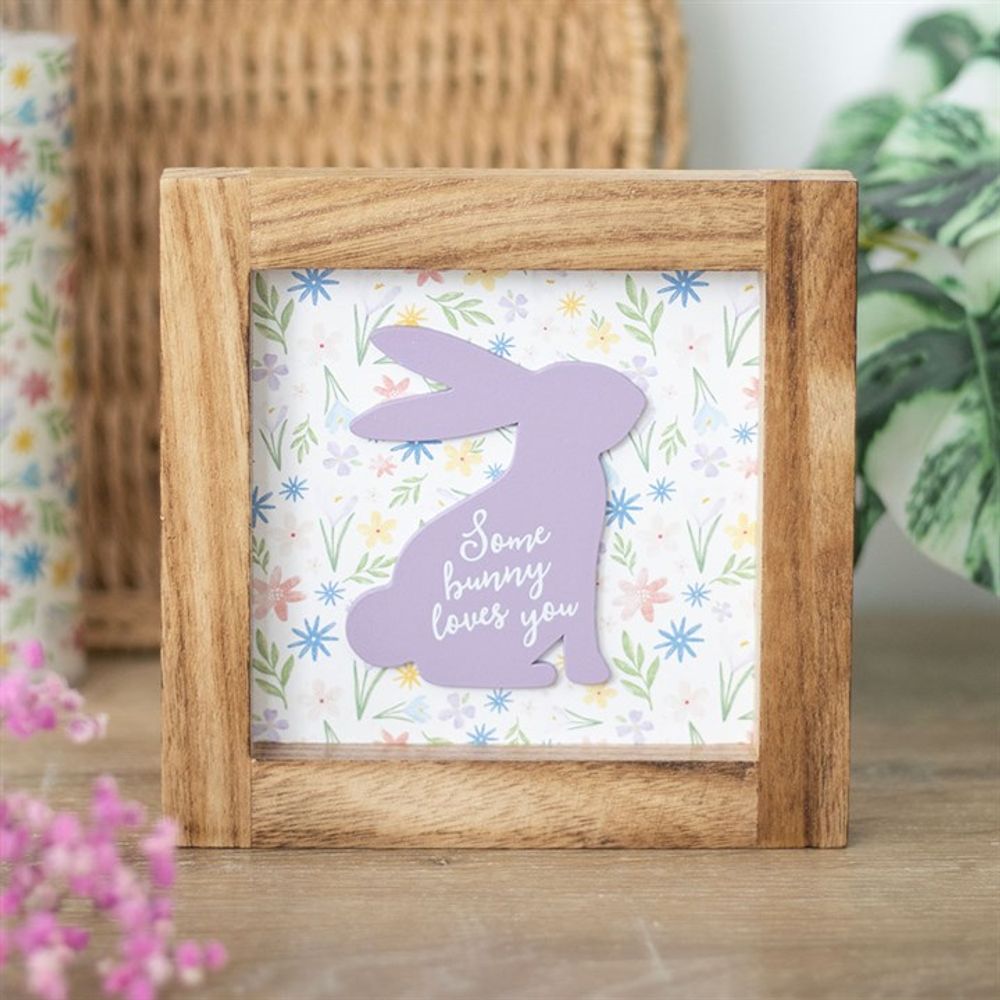 Some Bunny Loves You Wooden Frame Sign 🚚