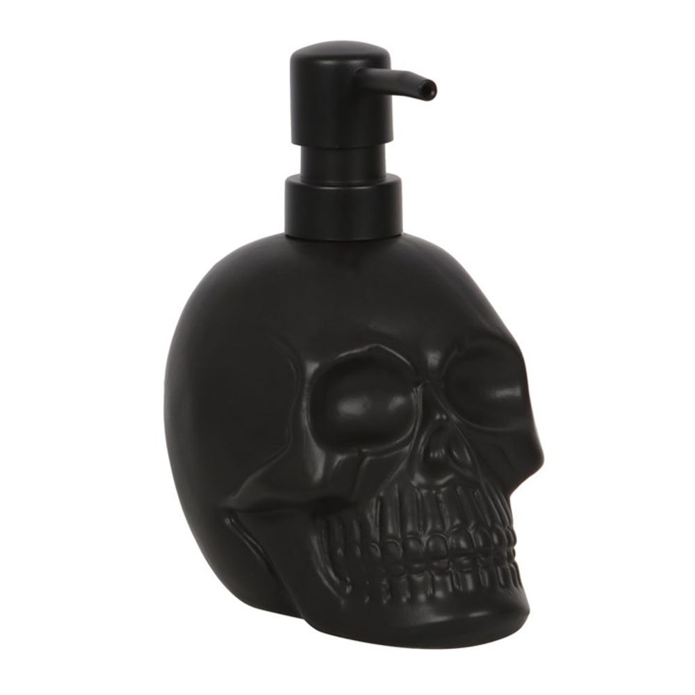 Black Skull Soap Dispenser